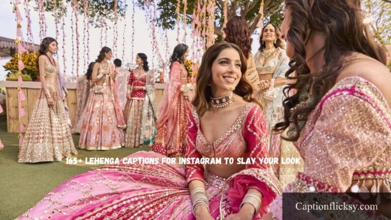 lehenga captions for Instagram