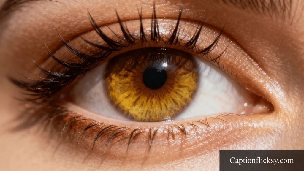 caption for eyes pic on instagram