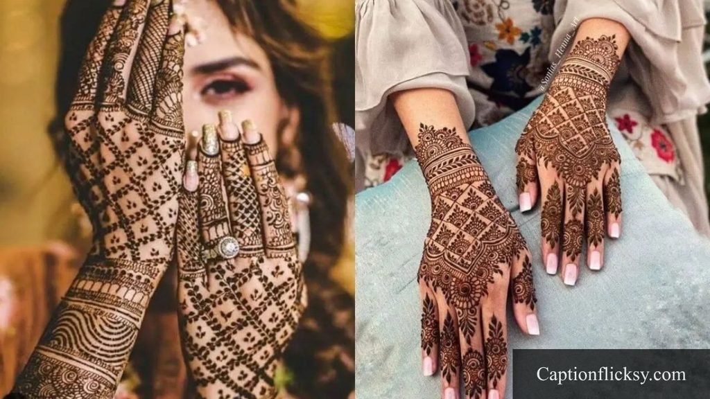 captions for mehndi post