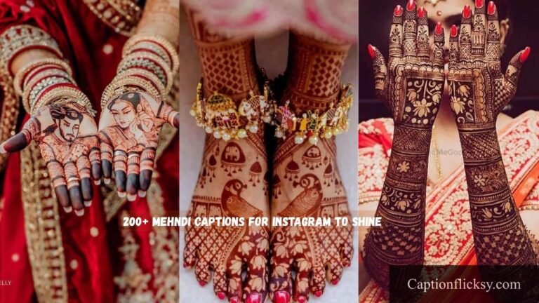 Mehndi Captions for Instagram