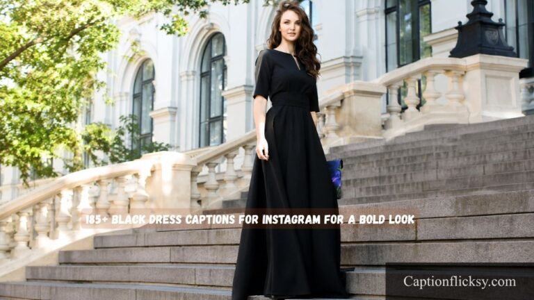 Black Dress Captions For Instagram